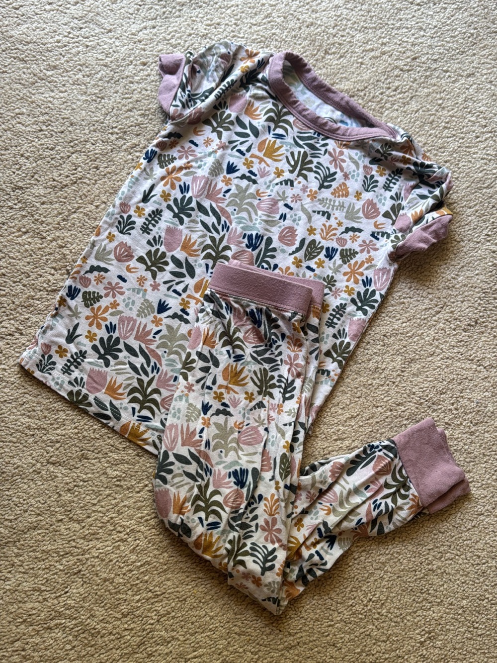 Girls 2T Pajama Bundle | 2 Matching Long Sleeve PJ Sets